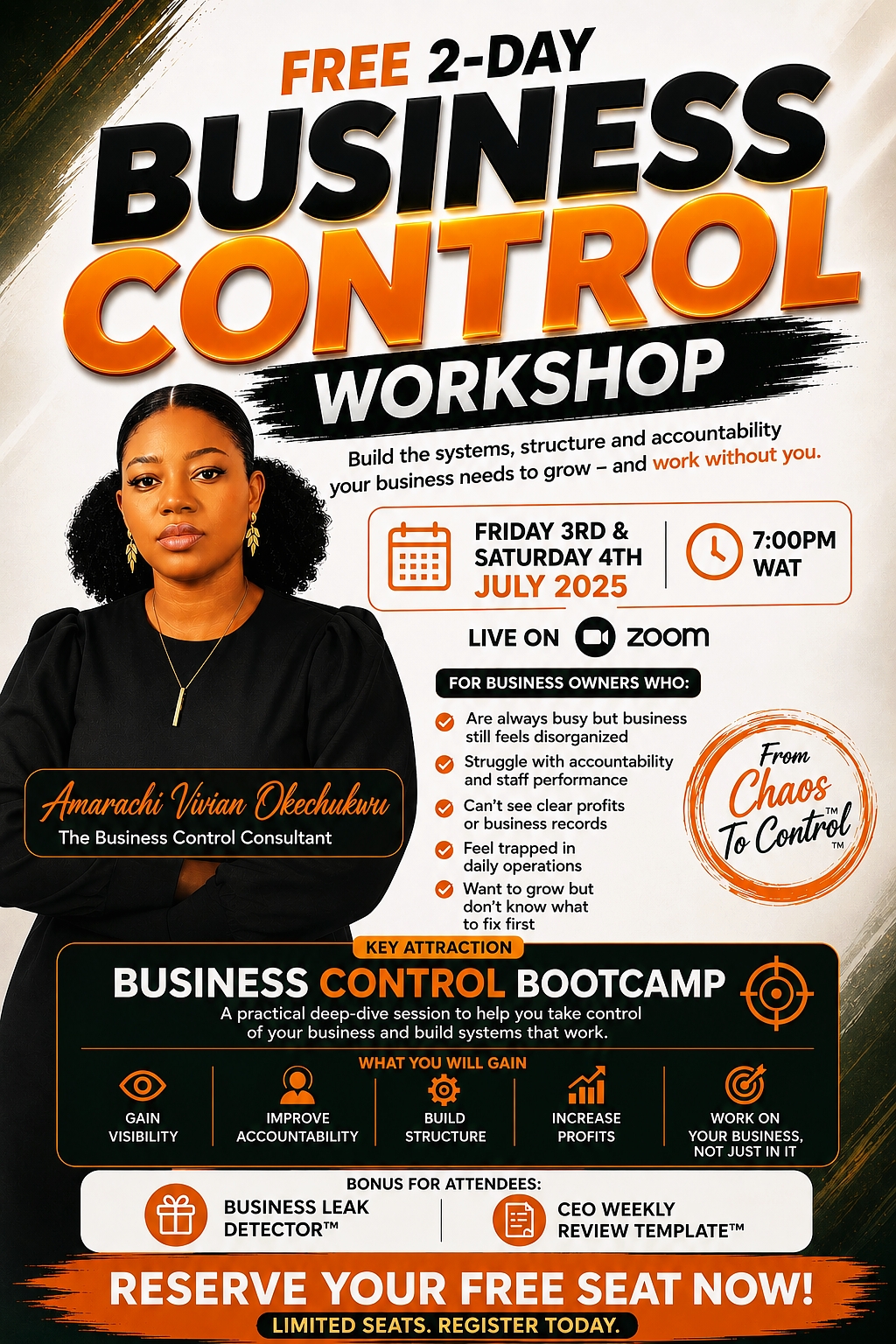 business control worhshop